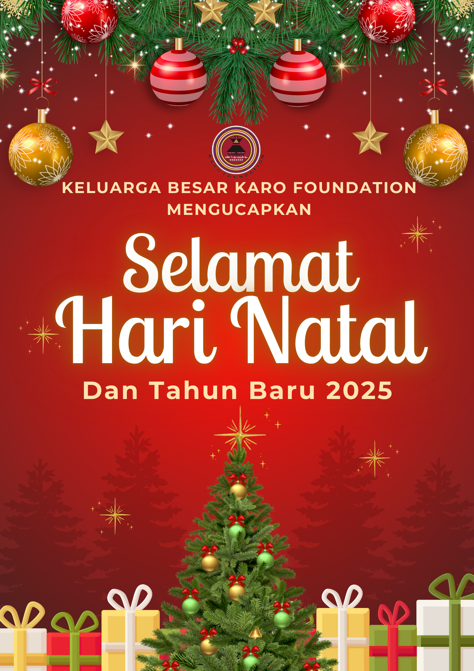 Karo Foundation Ucapkan Selamat Natal 2024 dan Sambut Tahun Baru 2025 dengan Optimisme